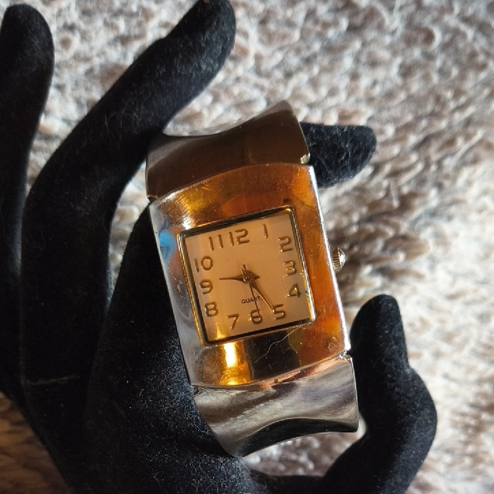 Silver and Gold Quartz Watch
